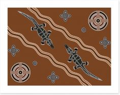 Aboriginal Art Art Print 39481301