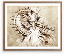 Dragons Framed Art Print 40156472