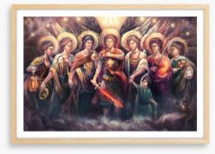 The seven archangels Framed Art Print 403143529