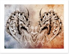 Dragons Art Print 40334855