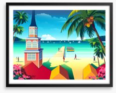 That Caribbean summer Framed Art Print 406463717