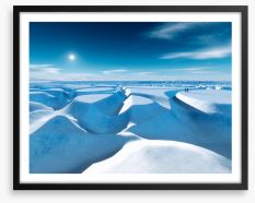 Glaciers Framed Art Print 40702652