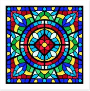 Stained Glass Art Print 408258418