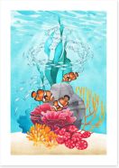 Under The Sea Art Print 410671621