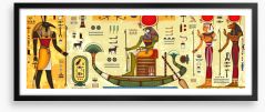 Horus on the Nile Framed Art Print 411309885
