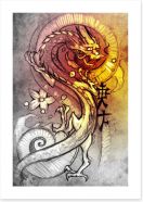 Dragons Art Print 41162927