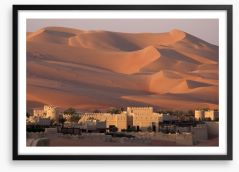 Abu Dhabi dunes Framed Art Print 41484717