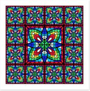 Stained Glass Art Print 416333512