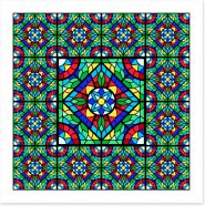 Stained Glass Art Print 416333766