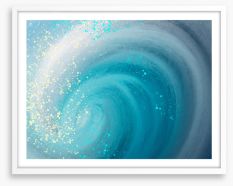 Sea swirl I Framed Art Print 420933427