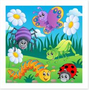 Happy Critters Art Print 42374165