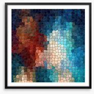 Mosaic Framed Art Print 424038902