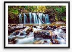 Waterfalls Framed Art Print 426556019