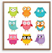 Owls Framed Art Print 42669008