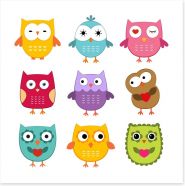 Owls Art Print 42925071