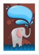 Elephants Art Print 43492431