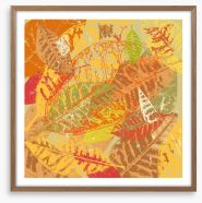 Autumn foliage Framed Art Print 43656100