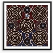 Outback elements Framed Art Print 43704515