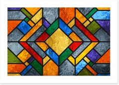 Stained Glass Art Print 439667418