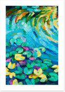 Lily pond Art Print 44331514