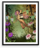Fairy lights Framed Art Print 44720206