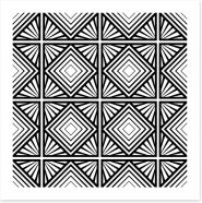 Geometric deco Art Print 45083479