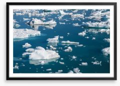 Glaciers Framed Art Print 45311116