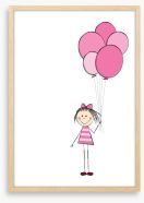 Balloons Framed Art Print 45506206