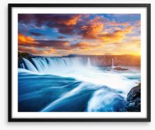 Waterfalls Framed Art Print 457609100