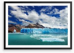 Glaciers Framed Art Print 45786749