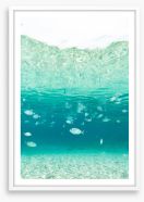 Underwater Framed Art Print 458124303