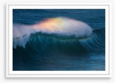 The rainbow wave 2 Framed Art Print 460025181