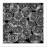 Swirling cluster Art Print 46314062