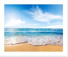Beach and sea Art Print 46413282