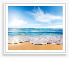 Beach and sea Framed Art Print 46413282