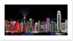 Hong Kong lights Art Print 46475353