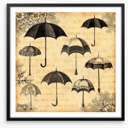 Parapluies Framed Art Print 46844019