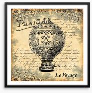 Parisian voyage Framed Art Print 46944979