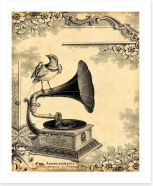 Vintage gramophone Art Print 46997129