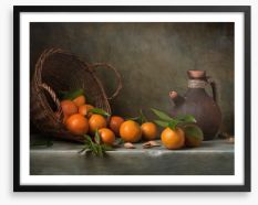 Tangerine time Framed Art Print 47115578