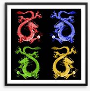 Dragons Framed Art Print 47230839