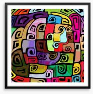 The colours of life Framed Art Print 47380517