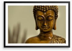 Buddha in bronze Framed Art Print 47902940