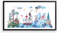 High sea adventure Framed Art Print 479543072