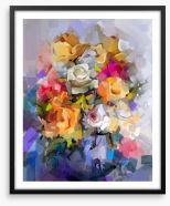 Twilight bloom Framed Art Print 480091730