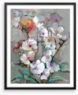 Floral blooms Framed Art Print 480091828