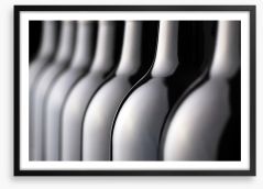 Wine bottles Framed Art Print 48191206