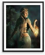 To the woodland realm Framed Art Print 48388715