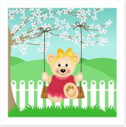 Teddy bear swing