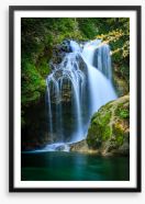 Waterfalls Framed Art Print 486589047